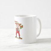 レッドネックのサンタのクリスマス コーヒーマグカップ (正面右)