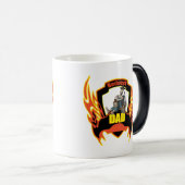 レッドネックのパパの父の日のギフト モーフィングマグカップ (正面右)
