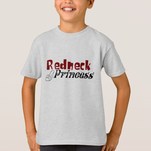 レッドネックのプリンセス Tシャツ (正面)
