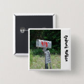 レッドネックのポスト 缶バッジ (正面&裏面)