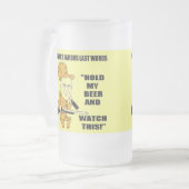 レッドネックのマグ フロストグラスビールジョッキ (正面左)