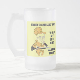 レッドネックのマグ フロストグラスビールジョッキ