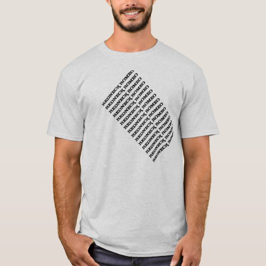 レッドネックのロミオの原稿のワイシャツ Tシャツ (正面)