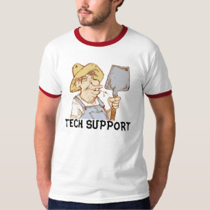 レッドネックの技術サポート Tシャツ