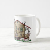 レッドネックの田舎者のキャンピングカーのマグ コーヒーマグカップ (正面右)