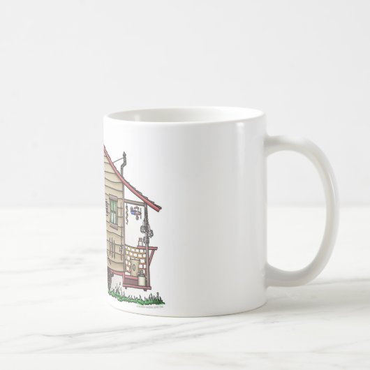 レッドネックの田舎者のキャンピングカーのマグ コーヒーマグカップ (右)