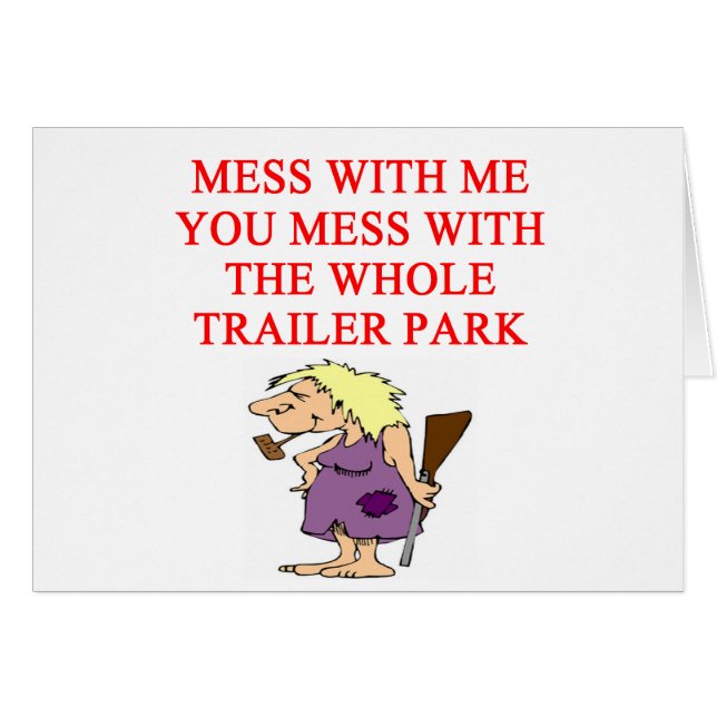 レッドネックの田舎者の冗談 (正面横)