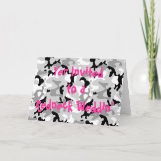 レッドネックの結婚式 招待状