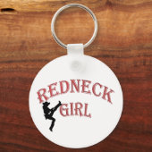 レッドネックガールキーチェーン キーホルダー (正面)