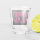 レッドネックグラムピンクグリッター ショットグラス (裏面)