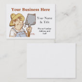 レッドネックサービス、建築、技術サポート 名刺 (正面/裏面)