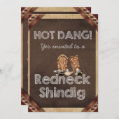 レッドネックパーティー 招待状 (正面/裏面)