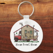 レッドネックヒルビリーキャンパーキーホルダー キーホルダー (正面)