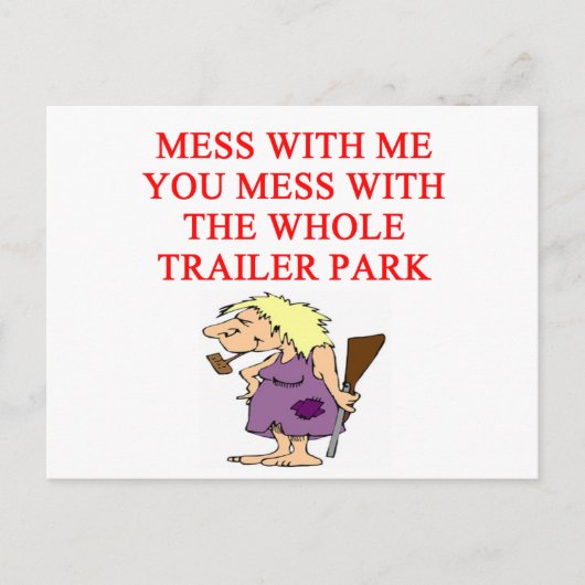 レッドネックヒルビリー ポストカード (正面)