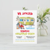 レッドネックホワイトゴミのクリスマストレーラーパーティー招待券 招待状 (スタンド正面)