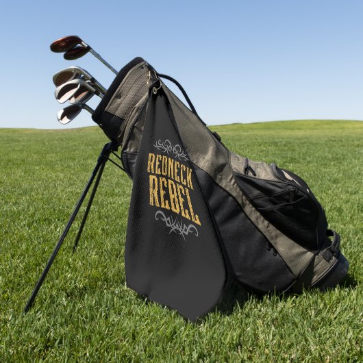 レッドネック反乱軍 ゴルフタオル (グリーン)