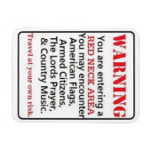 レッドネック域 マグネット (横)