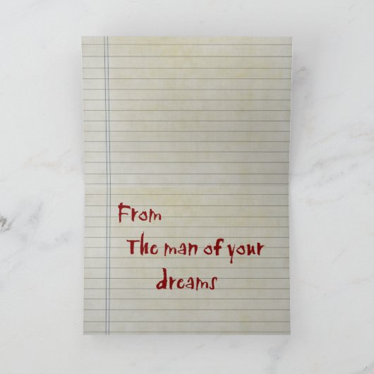 レッドネック母の日 カード (内部)