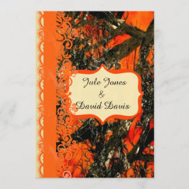 レッドネック結婚式招待状 招待状