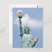 レッドネック自由の女神 ポストカード (正面/裏面)