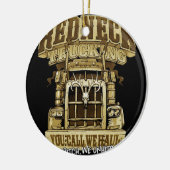 レッドネック運搬車 セラミックオーナメント (左)