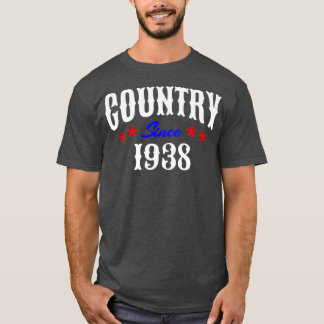 レッドネック84歳生まれ1938年カントリー・ミュージック84t tシャツ