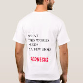 レッドネック Tシャツ (裏面)