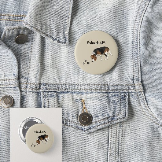 レッドネックGPSボタン 缶バッジ