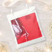 レッドネット10代の&バレーボール競技 フェイバーバッグ (クリップ留めされた状態)