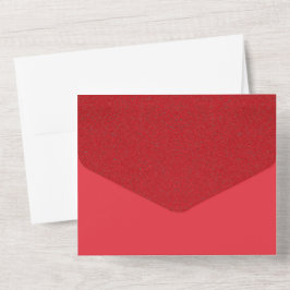 レッドノイズ 折りたたみ ウェディング 招待状 - カスタマイズ可能