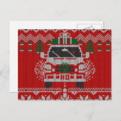 レッドノッズホリデーヴァンドライバー醜いセータースタイル シーズンポストカード (正面/裏面)