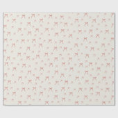 レッドノットクリスマスラッピング ラッピングペーパー (フラット)