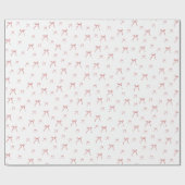 レッドノットクリスマスラッピング ラッピングペーパー (フラット)