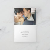 レッドノットダブルハピネス中国のゴールデン結婚ズ サンキューカード (内部)