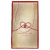 レッドノットユニオンダブル幸中国のせ結婚ズ スモールペーパーバッグ (正面)