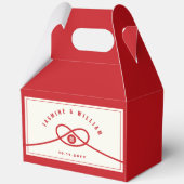 レッドノットユニオンダブル幸中国のせ結婚ズ フェイバーボックス (正面)