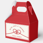 レッドノットユニオンダブル幸中国のせ結婚ズ フェイバーボックス (裏面)