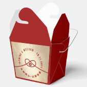 レッドノットユニオンダブル幸中国のせ結婚ズ フェイバーボックス (オープン)