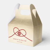 レッドノットユニオンダブル幸中国のせ結婚ズ フェイバーボックス (正面サイド)