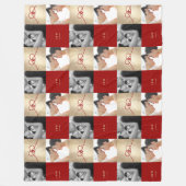 レッドノットユニオンダブル幸中国のせ結婚ズ フリースブランケット (正面)