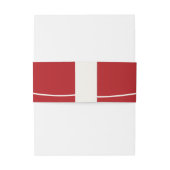 レッドノットユニオンダブル幸中国のせ結婚ズ 招待状ベリーバンド (裏面例)