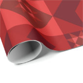 レッドノルディックスタークリスマスブライト ラッピングペーパー (ロールコーナー)