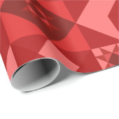 レッドノルディックスタークリスマスブライト ラッピングペーパー (ロールコーナー)