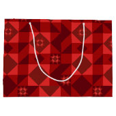 レッドノルディックスタークリスマス ラージペーパーバッグ (裏面)