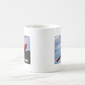 レッドノーザン（鳥）ショウジョウコウカンチョウオンツリースタンプカスタム コーヒーマグカップ (中央)