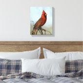 レッドノーザン（鳥）ショウジョウコウカンチョウ キャンバスプリント (インサイチュ (寝室))