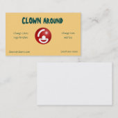 レッドノーズコメディのロゴテンプレート 名刺 (正面/裏面)