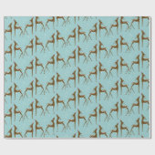 レッドノーズトナカイのクリスマス ラッピングペーパー (フラット)