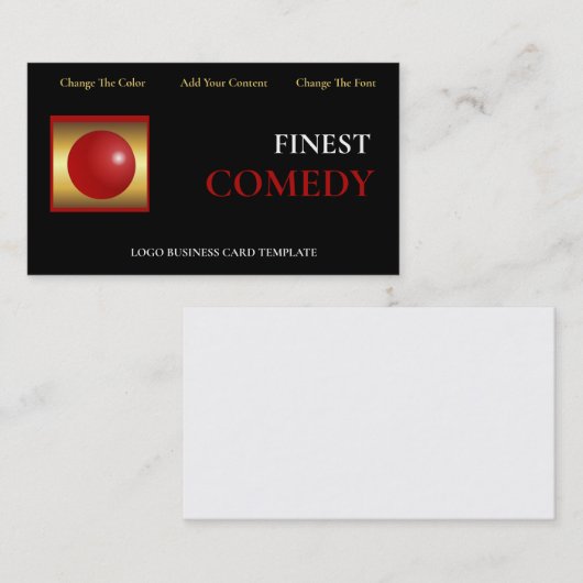 レッドノーズピエロ 名刺 (正面/裏面)