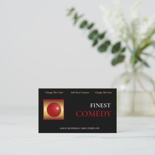 レッドノーズピエロ 名刺 (スタンド正面)